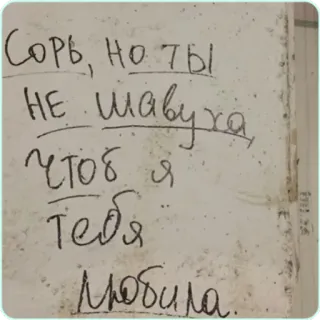 ❤ Сорь, но ты
НЕ шавуха,
чтоб я
тебя
любила. whatsapp sticker