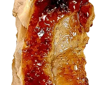⚪️ nourriture, viande, rôti, porc, caramélisé whatsapp sticker