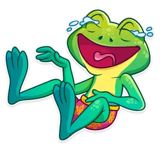 Oliver the Frog telegram stickers