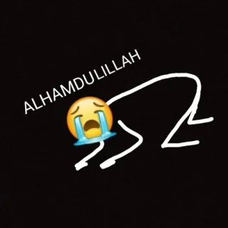 😭 ALHAMDULILLAH telegram sticker