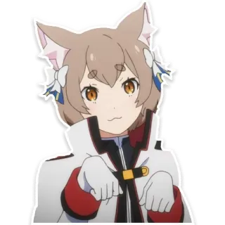 🙂 Felix Argyle Re:Zero Anime, Gatto, Carino, Felix, Argyle telegram sticker