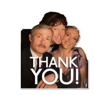 😢 THANK YOU! grazie, gratitudine, apprezzamento telegram sticker