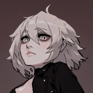 🕯 anime, character, girl, portrait, art telegram sticker