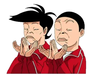 🙅‍♀️ kartun, anime, asia, pelajar, karakter telegram sticker
