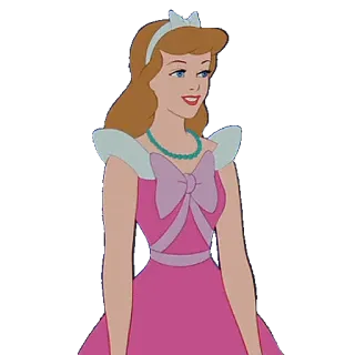 😀 Cinderella Cinderella, Disney, Putri, Kartun, Animasi whatsapp sticker