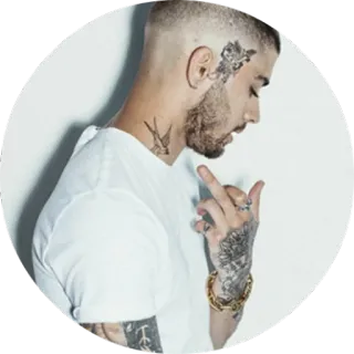 🖕 middle finger, gesture, offensive, tattoo, man telegram sticker