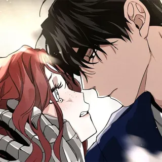 ♥️ Anime, Manga, Romance, Coppia, Cavaliere, Fantasy telegram sticker