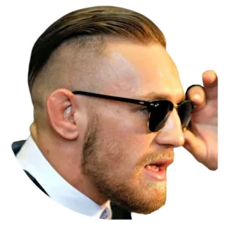 😎 Conor McGregor 康纳·麦格雷戈, UFC, 格斗选手, 名人, 肖像, 太阳镜, 男人, 运动员 telegram sticker