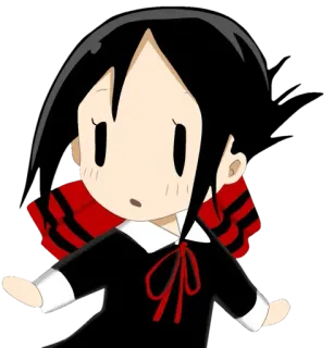🙄 Kaguya Shinomiya Kaguya-sama: Love Is War anime, kaguya shinomiya, kaguya-sama love is war, cute, cartoon telegram sticker
