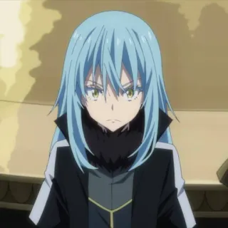 😠 Rimuru Tempest That Time I Got Reincarnated as a Slime Аниме, Исекай, Слизь, Римуру, Темпест telegram sticker