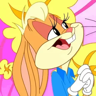 🥕 Lola Bunny Looney Tunes dibujos animados, conejo, personaje, Looney Tunes, Lola Bunny telegram sticker
