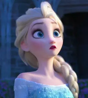 👾 Elsa Frozen Elsa, Frozen, Disney, animación, princesa, hielo, reina telegram sticker