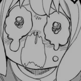 🎀 Anya Forger Spy x Family anya forger, spy x family, anime, weinen, manga, cartoon telegram sticker