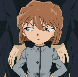 🤨 Anime, Chłopak, Dziecko, Poważny, Wyraz twarzy, Portret telegram sticker