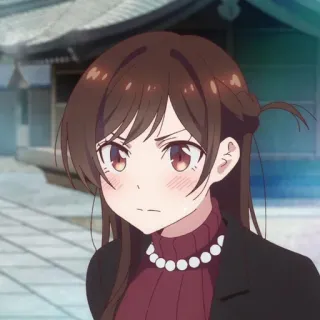 Chizuru Ichinose // @idioticAsHell telegram stickers