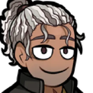 🙂 character, cartoon, avatar, person, portrait telegram sticker