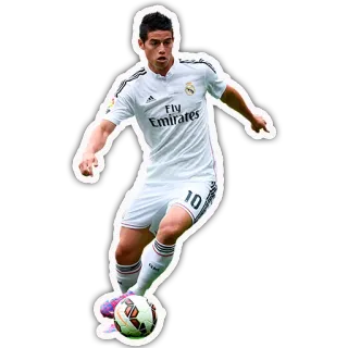 ️ James Rodriguez futebol, futebol americano, esportes, atleta whatsapp sticker