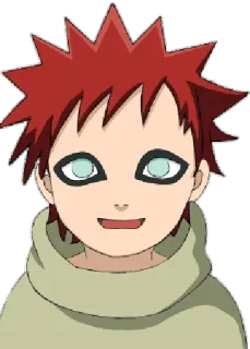 😀 Gaara Naruto Anime, Manga, Gaara, Naruto, Karakter, Stiker whatsapp sticker