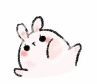 💘 coelho, coelhinho, fofo, animal, desenho, adesivo telegram sticker