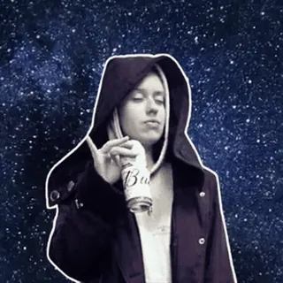 🌟 pessoa, bebendo, cerveja, gesto, roupa de frio, bebida telegram sticker