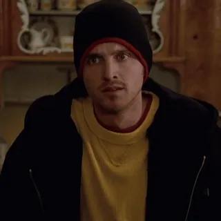 🚬 Jesse Pinkman Breaking Bad jesse pinkman, breaking bad, reaction, aaron paul, confused, expression telegram sticker
