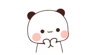 🍩 panda, cute, animal, kawaii, bear, cartoon telegram sticker