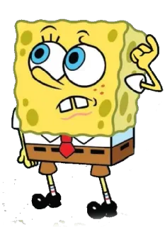🤔 Spongebob Squarepants spongebob, squarepants, dessin animé, nickelodeon telegram sticker
