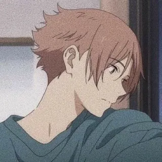🖤 Anime, Ragazzo, Ritratto, Cartone animato telegram sticker
