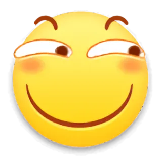 😊 Emoji, Twarz, Uśmiech, Uśmieszek, Zabawne, Kreskówka telegram sticker