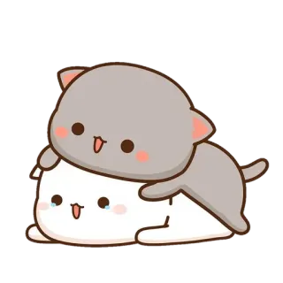 😍 고양이, 귀여운, 울음, 슬픈 telegram sticker