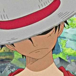 😡 Monkey D. Luffy One Piece Anime, Mangá, One Piece, Monkey D. Luffy, Chapéu de Palha, Pirata whatsapp sticker
