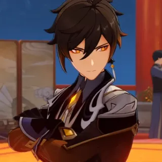 💰 Zhongli Genshin Impact Anime, Game, Karakter, Zhongli, Genshin Impact telegram sticker