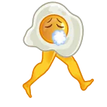 🌮 telur, emoji, makanan, karakter, kartun whatsapp sticker