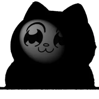 😑 แมว, น่ารัก, สัตว์, การ์ตูน, สติกเกอร์ telegram sticker