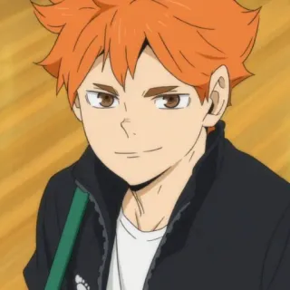 ☀️ Hinata Shoyo Haikyuu!! anime, haikyuu, hinata shoyo, volleyball, shonen telegram sticker