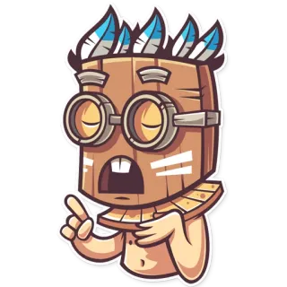 Tribal Masquerade telegram stickers