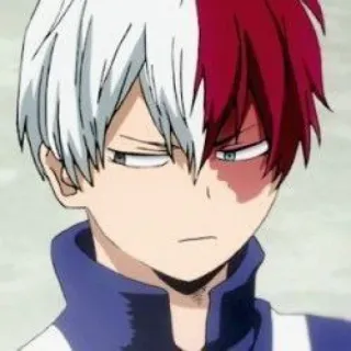❄️ Shoto Todoroki My Hero Academia Anime, My Hero Academia, Shoto Todoroki, Todoroki telegram sticker