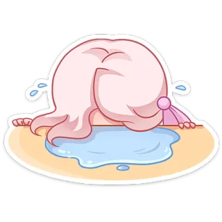 😭 плачущий, грустный, мультфильм, эмоциональный, каваий, милый telegram sticker