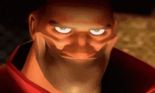 🫤 Soldier Team Fortress 2 team fortress, tentara, game, karakter, kekerasan telegram sticker