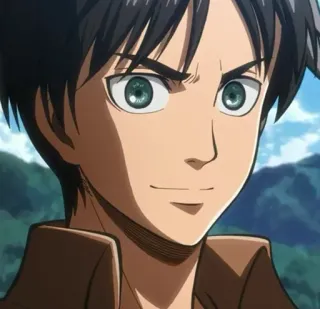 ⛈ Eren Yeager Attack on Titan Anime, Charakter, Eren Jäger, Attack on Titan telegram sticker