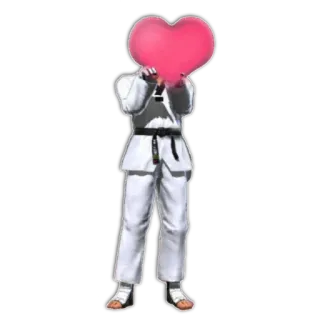 😍 Тхэквондо, Боевые искусства, Сердце, Любовь, Форма, Каратэ whatsapp sticker