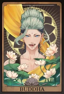 🌟 Buddha BUDDHA 영적인, 종교, 캐릭터, 부처, 애니메이션 telegram sticker