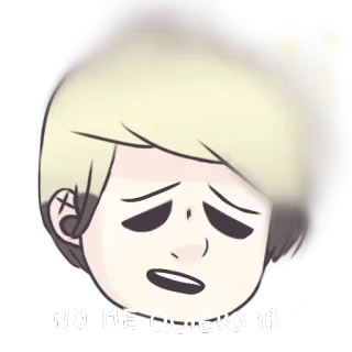 🤕 NO ME QUIERO IR cartoon, sad, character, spanish, quote telegram sticker