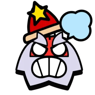 😡 Gale Brawl Stars Gale, Brawl Stars, game, character, angry, emoticon telegram sticker