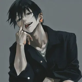 😏 anime, manga, character, illustration, art, digital art telegram sticker