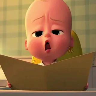 😴 Boss Baby The Boss Baby Dessin animé, Bébé, Drôle, Mignon, Boss Baby telegram sticker