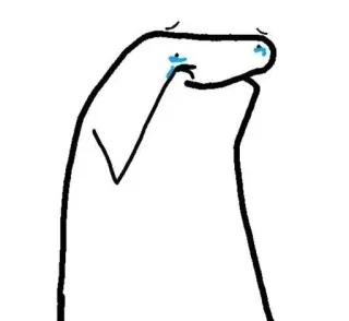 🌟 manusia stik, menangis, sedih, air mata, emosional telegram sticker