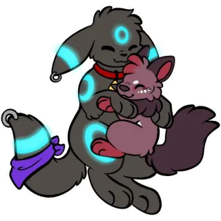 ❤️ Umbreon Pokemon telegram sticker