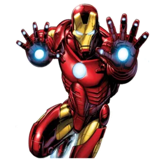 😎 Iron Man marvel, supereroe, fumetti, avengers, iron man, uomo di ferro telegram sticker