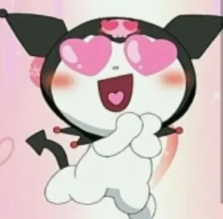 😍 Kuromi kuromi, sanrio, anime, fofo, kawaii whatsapp sticker